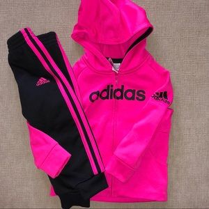 Adidas track suit set size 2T